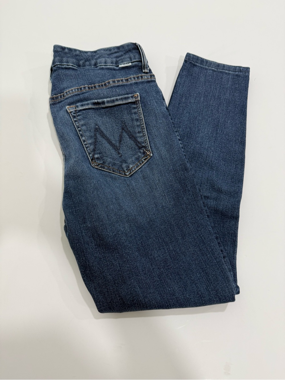 MOTHER Dark Blue Denim Jeans